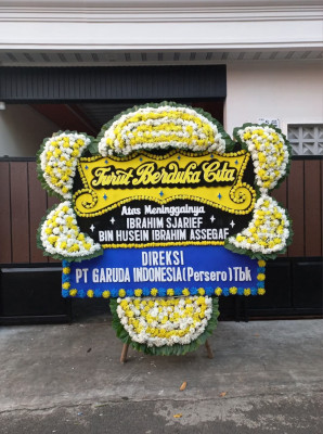 Papan Bunga Duka di Kramat Selatan