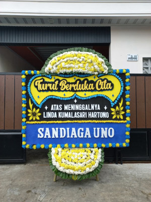 Papan Bunga Duka di Kramat Selatan